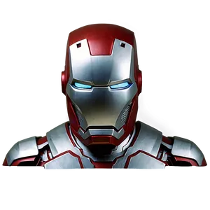 Iron Man Helmet Silver Centurion PNG Jlx
