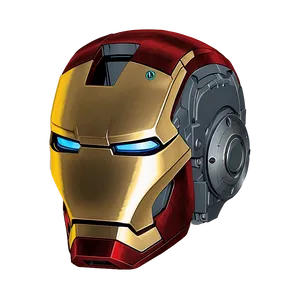 Iron Man Helmet Unmasked Version PNG 91