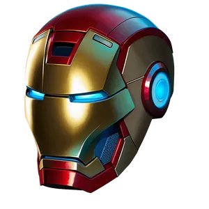 Iron Man Helmet With Glowing Eyes PNG Hbv43 PNG