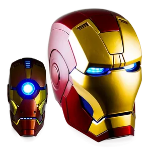 Iron Man Helmet With Led Lights PNG 06122024