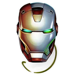 Iron Man Helmet With Reflective Visor PNG Bxt PNG
