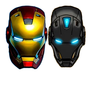 Iron Man Helmet With Voice Control PNG 06122024