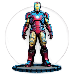 Iron Man Reactor Vector PNG 06292024