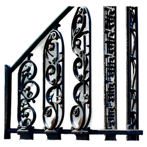 Iron Railing Detail PNG Wbr71 PNG