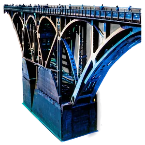 Iron Railway Bridge Png 05242024 PNG image