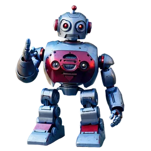 Iron Robot Toy PNG 05242024
