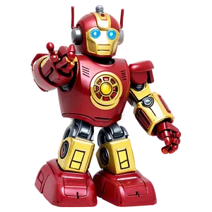 Iron Robot Toy PNG Inu7