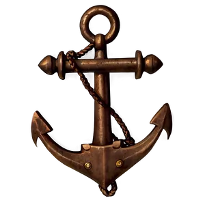 Iron Ship Anchor PNG Flc28