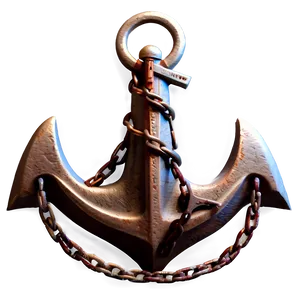 Iron Ship Anchor PNG Yyj36