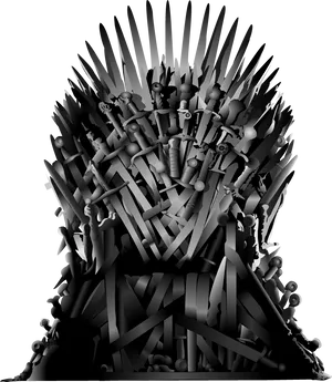 Iron Throne Abstract Art PNG image