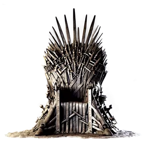 Iron Throne At Night PNG 06282024