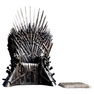 Iron Throne In Hall PNG Aho