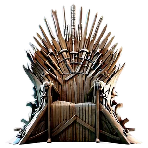 Iron Throne In Hall PNG Csj