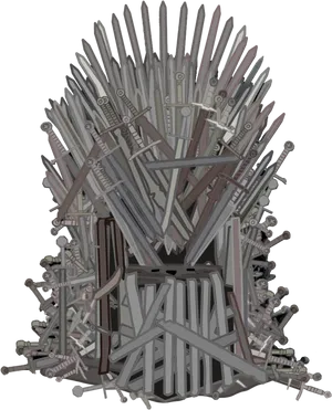 Iron Throne Rendered Image PNG image