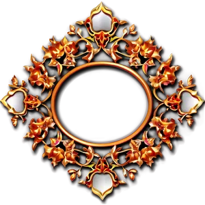 Islamic Decorative Frame PNG Wtt