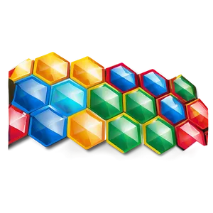 Islamic Hexagon Pattern PNG 43