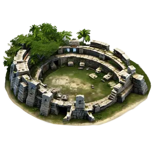 Island Ancient Ruins Exploration Png Rdd PNG image