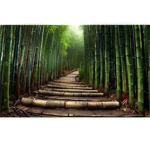 Island Bamboo Forest Path Png 21 PNG image