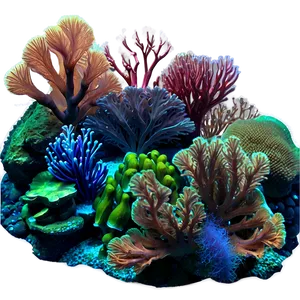 Island Coral Reef Underwater Png 5 PNG image