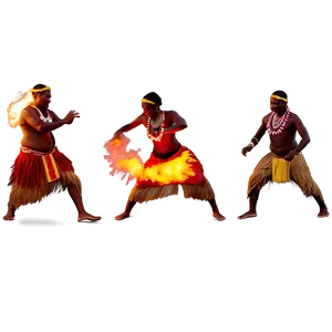 Island Fire Dance Ritual Png Qbn50 PNG image