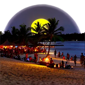 Island Full Moon Party Png Hwu1 PNG image