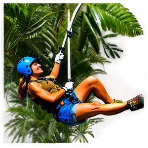 Island Jungle Zip Line Adventure Png 89 PNG image