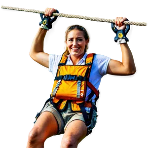 Island Jungle Zip Line Adventure Png Xcl PNG image