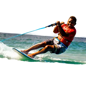 Island Kite Surfing Action Png 05232024 PNG image