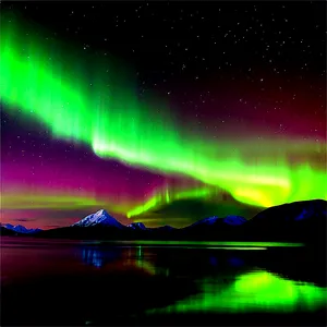 Island Northern Lights Png Tbk81 PNG image