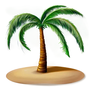 Island Palm Tree Shadow Png Agk53 PNG image