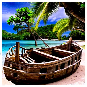 Island Shipwreck Adventure Png 90 PNG image