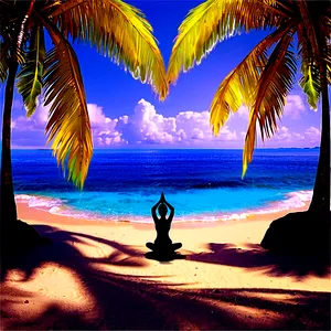 Island Sunset Yoga Retreat Png 23 PNG image