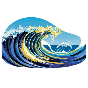 Island Surf Waves Png 23 PNG image