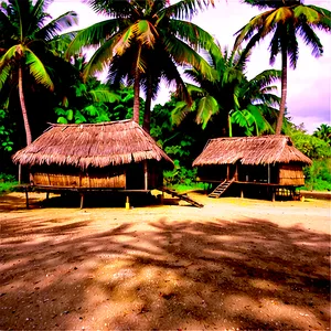 Island Traditional Village PNG Oik