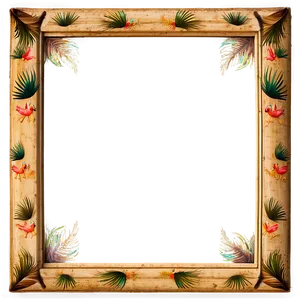Island Vibes Frame PNG Veg PNG