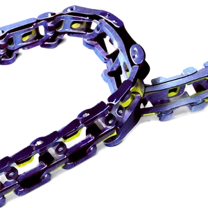Isolated Bike Chain Segment PNG Ktp