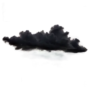 Isolated Black Clouds Png 11 PNG image