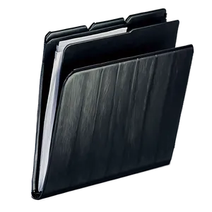 Isolated Black Folder Graphic PNG Hbs94 PNG