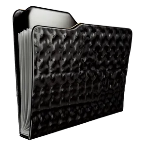 Isolated Black Folder Graphic PNG Voo PNG