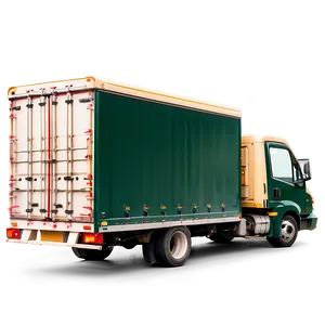 Isolated Box Truck Template Png 06132024 PNG image