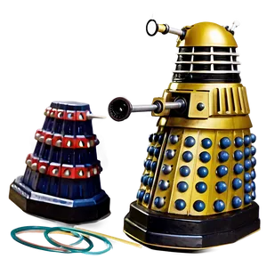 Isolated Dalek Figure PNG 06242024 PNG