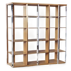Isolated Empty Bookshelf PNG Hes PNG
