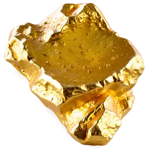 Isolated Gold Nugget Png Yyv PNG image