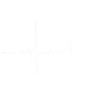 Isolated Heartbeat Line PNG Qae47