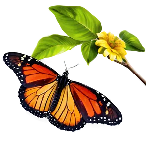 Isolated Monarch Butterfly Png 05252024 PNG image