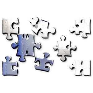 Isolated Puzzle Pieces PNG Fah42 PNG