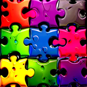 Isolated Puzzle Pieces PNG Qnt PNG