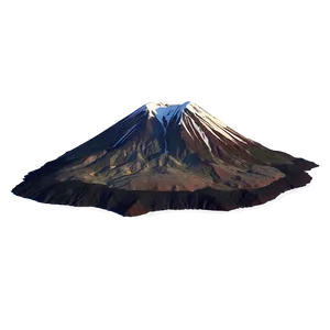 Isolated Volcano Mountain Png 44 PNG image