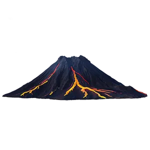 Isolated Volcano Mountain Png 91 PNG image