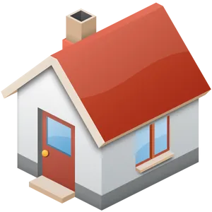 Isometric Home Icon PNG image